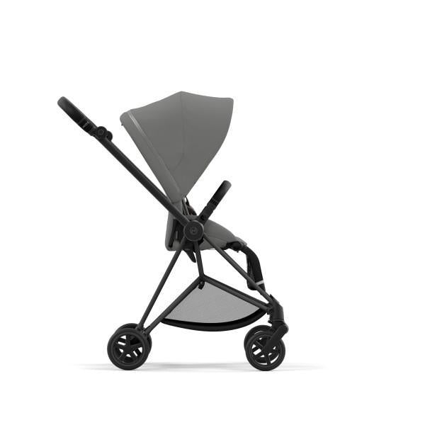 Cybex Mios 3 Stroller - Matte Black/Black Frame and Soho Grey Seat Pack