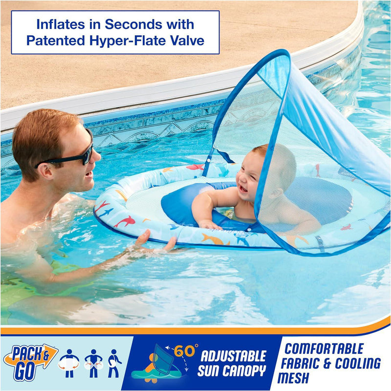 Baby Spring Float Sun Canopy - Shark