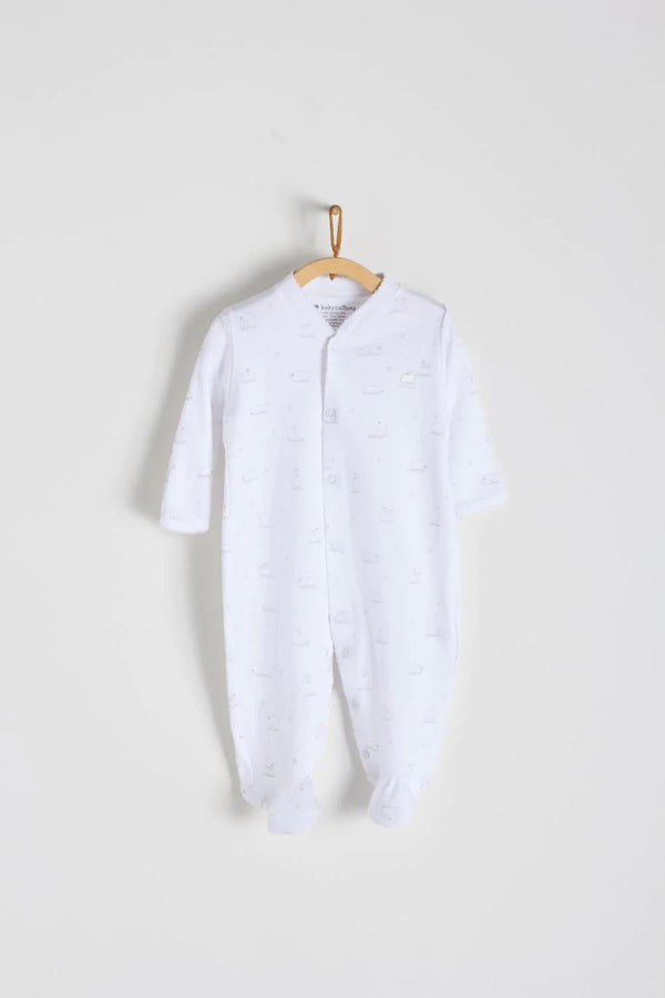 Babycottons Namaste Snaps Footed Pajama