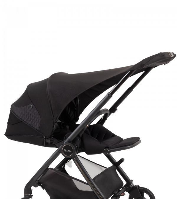 Silver Cross Dune + Bassinet Bundle Black & Grey