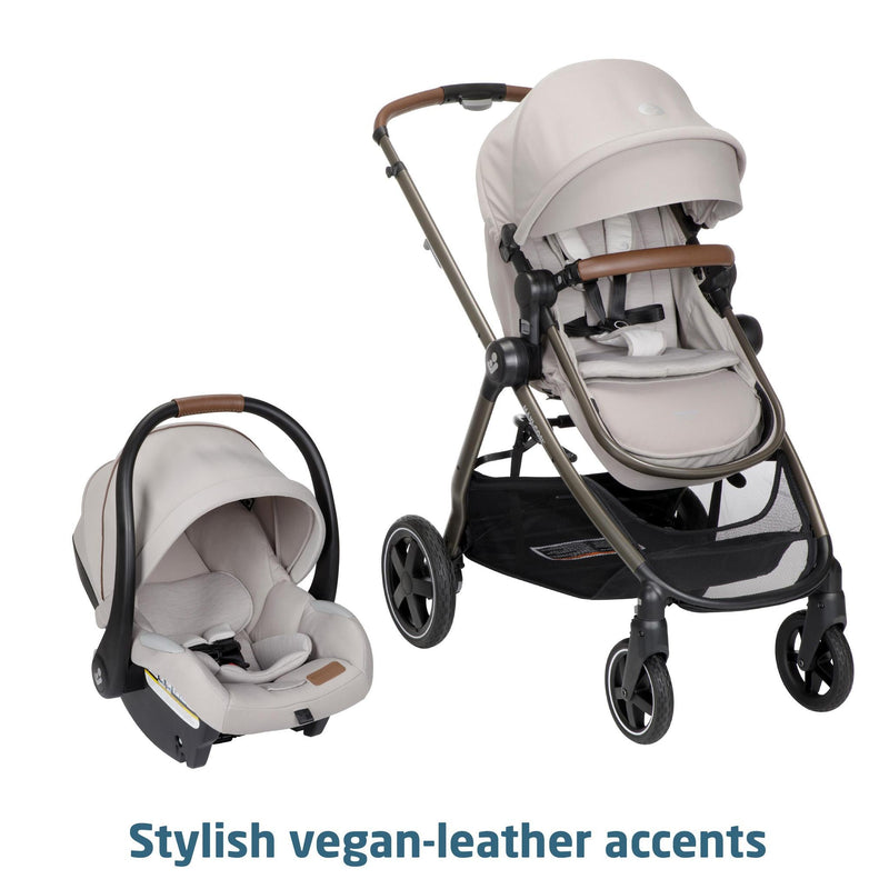 Maxi Cosi Zelia™² Luxe 5-in-1 Modular Travel System - New Hope Tan