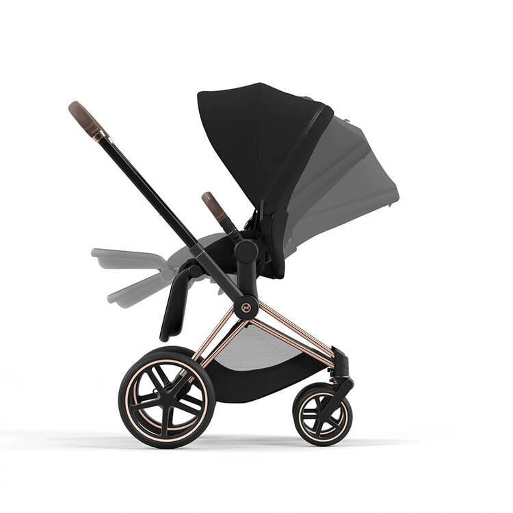 Cybex Priam 4 Complete Stroller Rose Gold Deep Black