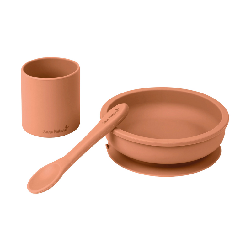 Nordic Party 3 Piece Feeding Set - Copper