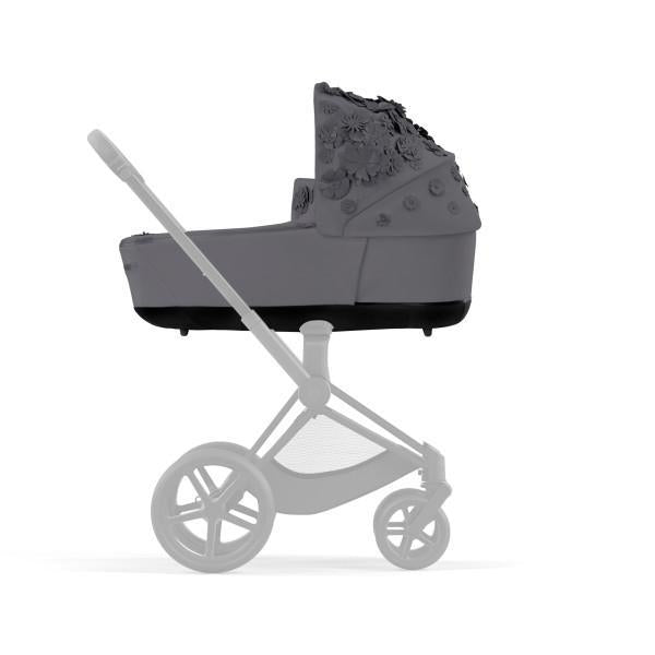 Cybex Priam 4/E-Priam 2 Lux Carry Cot - Simply Flowers Dream Grey