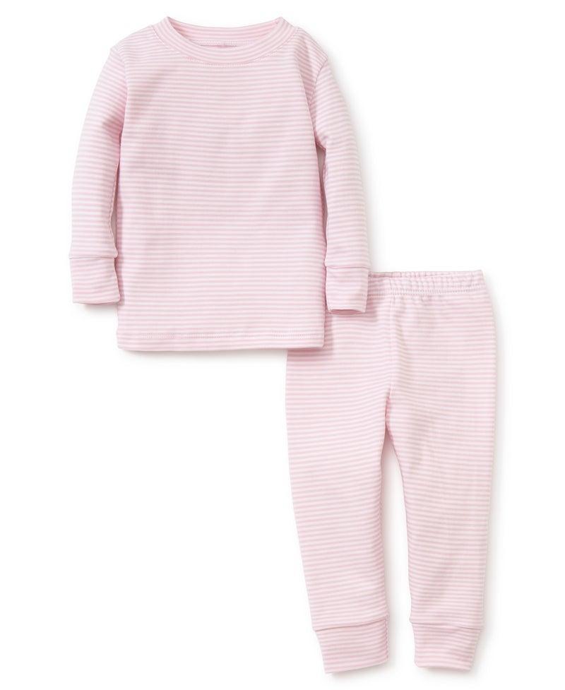 Kissy Kissy Simply Stripes Pajama Set Snug Fit Pink