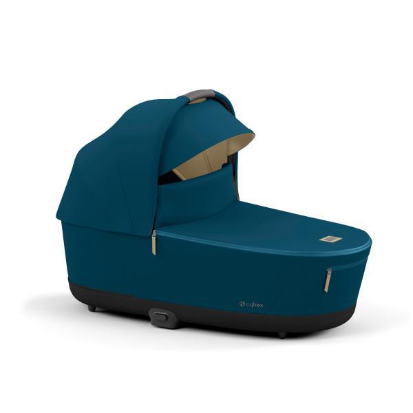 Cybex Priam 4/E-Priam 2 Lux Carry Cot - Mountain Blue - Protection and Everyday Convenience