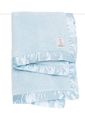 Little Giraffe Chenille Blanket Blue - Luna Baby Modern Store