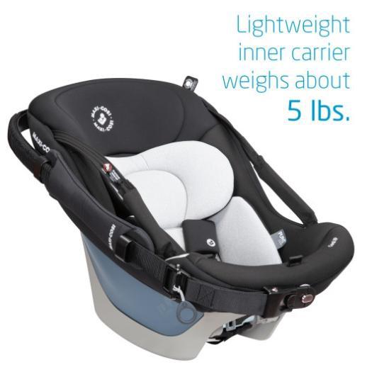 Maxi-Cosi Coral XP Infant Car Seat - Essential Graphite - Ultra Lightweight Inner Carrier
