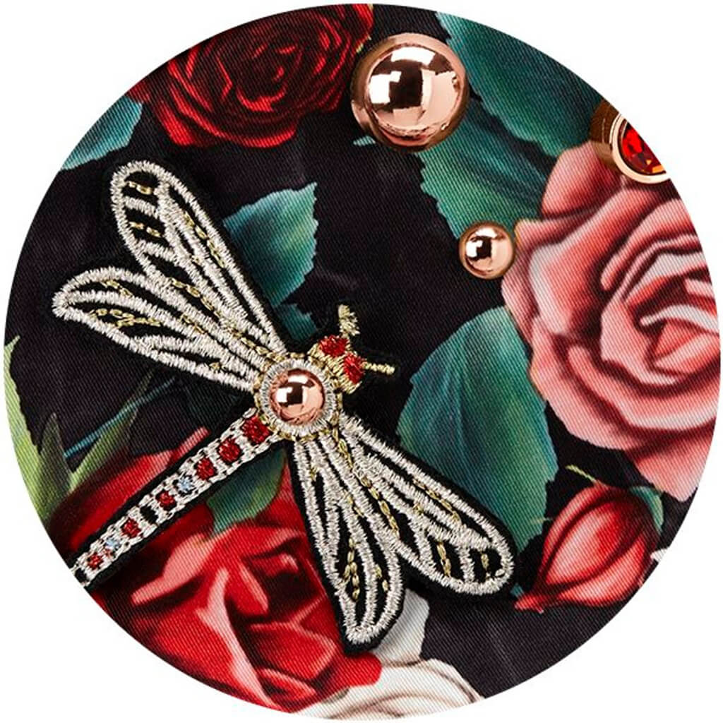 Cybex Priam 4 Complete Stroller Rose Gold - Spring Blossom Dark