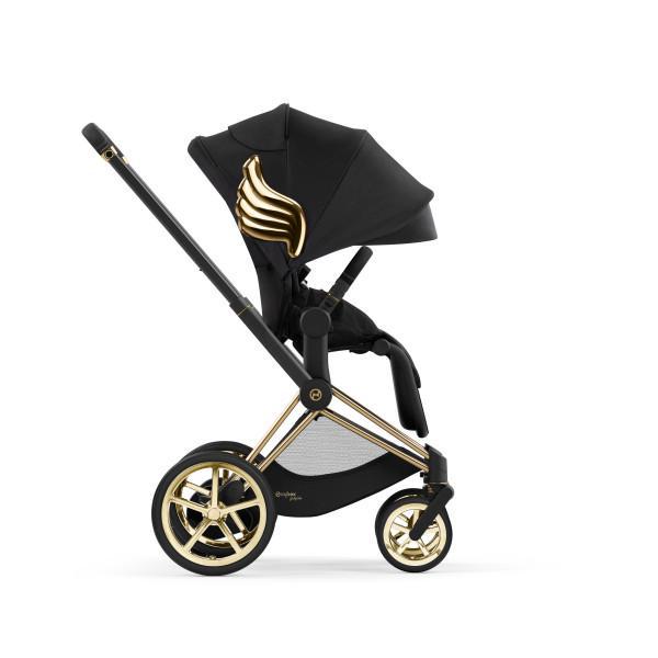 Carrinho De Bebê Cybex E - Priam 2 - Jeremy Scott Wings - One Pull Harness System