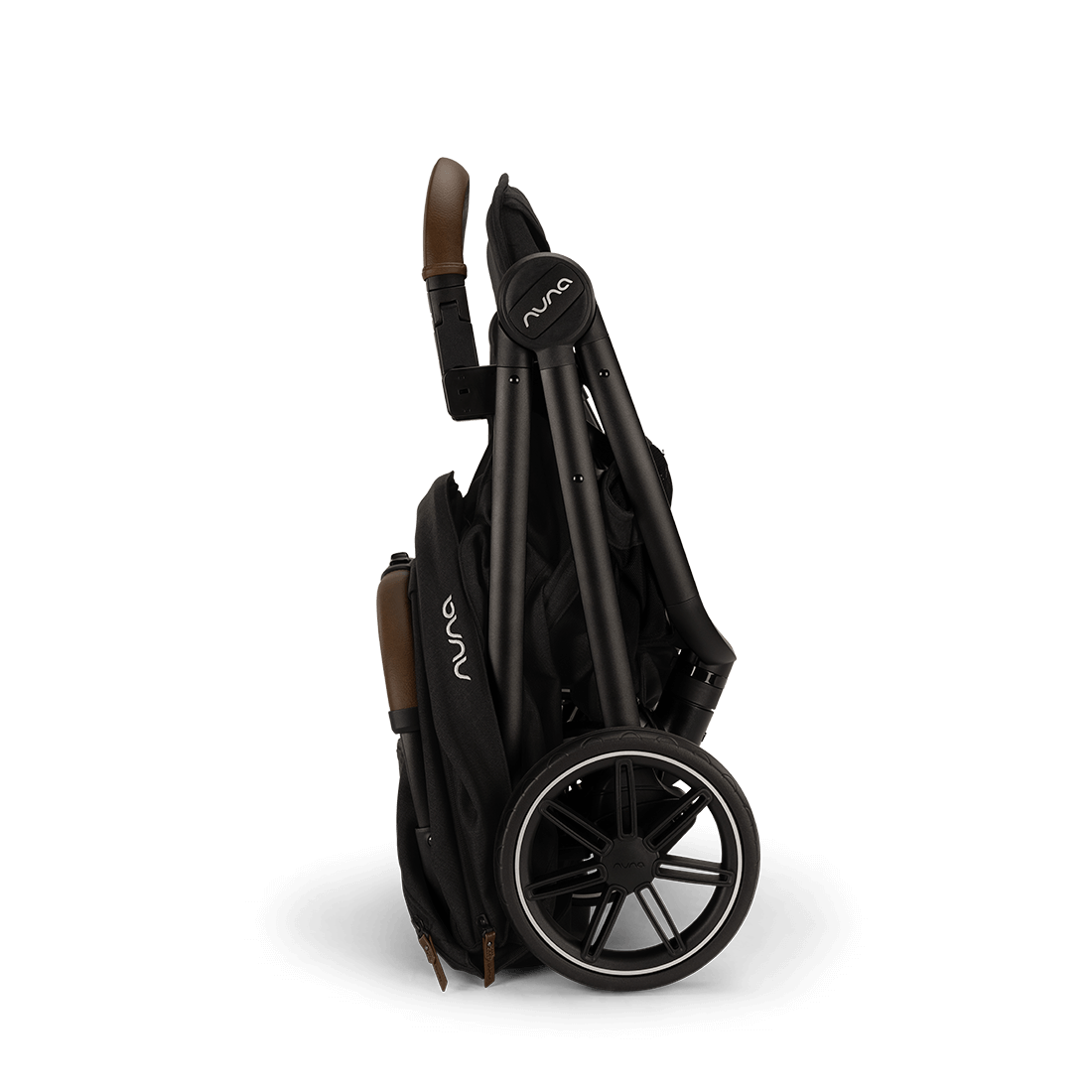 Nuna Trvl Lx Stroller - Caviar - One Hand Compact Fold