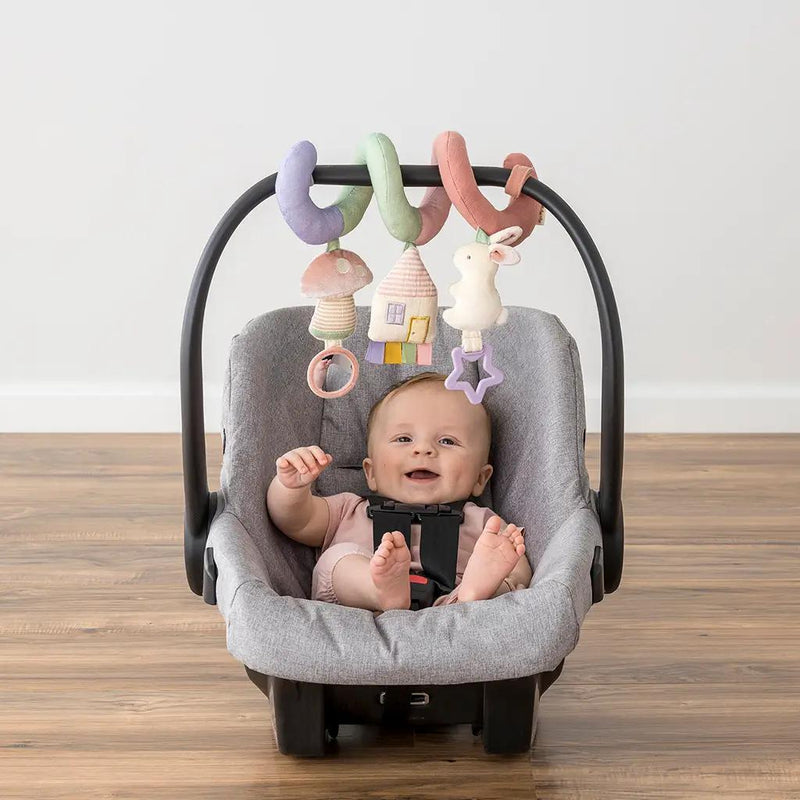 Itzy Ritzy Bitzy Spiral Car Seat - Pastel