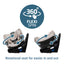 Maxi Cosi Emme 360 Rotating All-in-One Car Seat - Desert Wonder - Luna Baby Store Miami