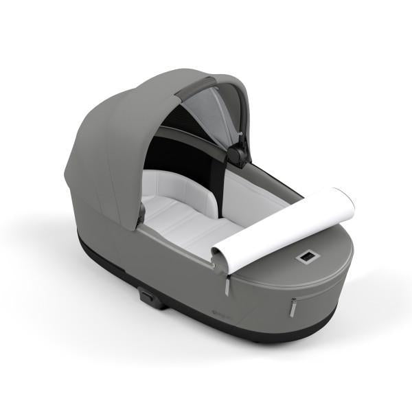 Cybex Priam 4/E-Priam 2 Lux Carry Cot - Soho Grey - Premium Comfort from Birth