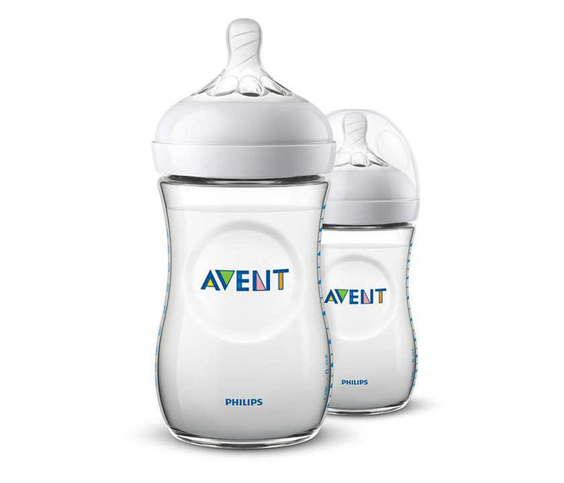 Avent Baby Bottle Clear 9oz 2Pk - Luna Baby Modern Store