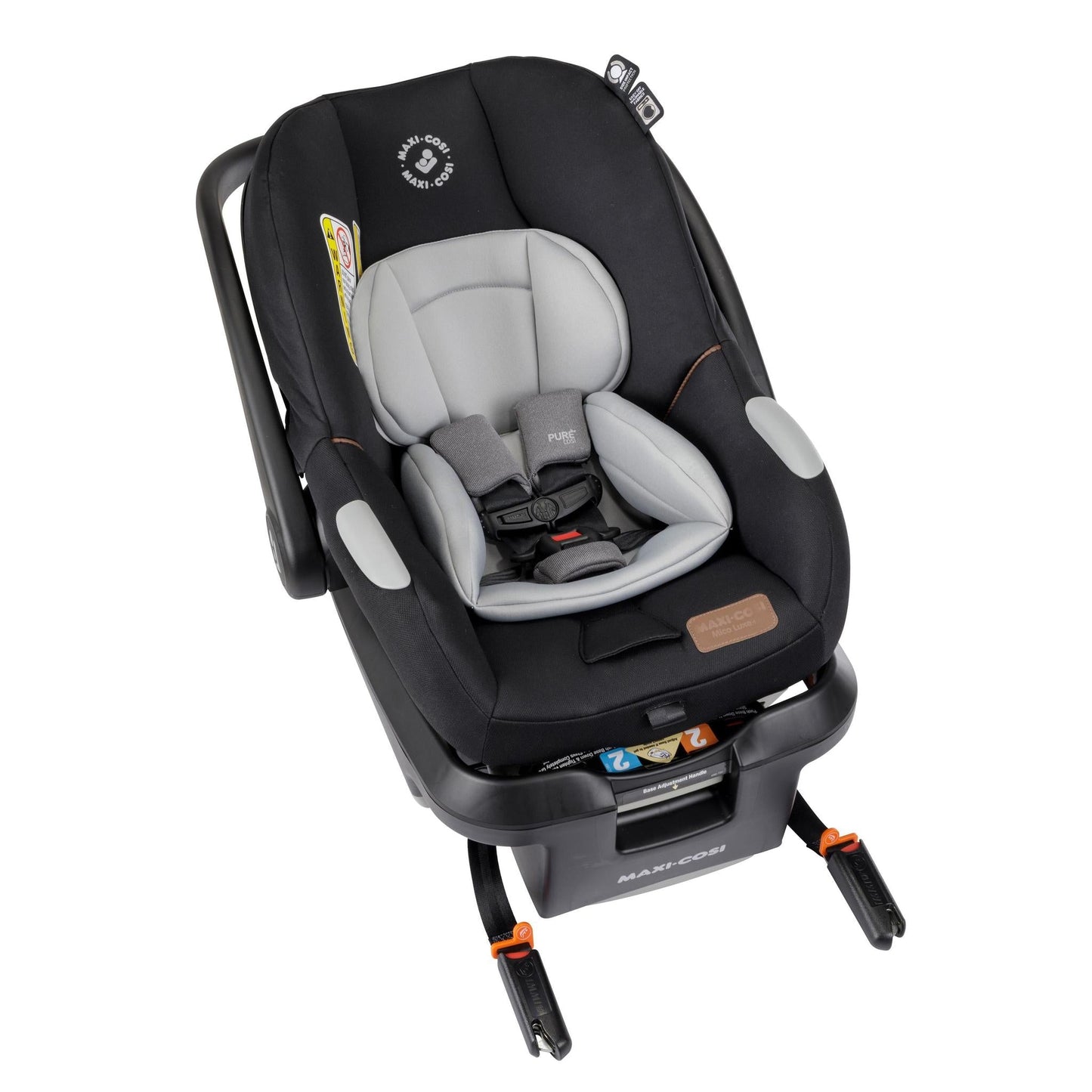 Maxi Cosi Mico Luxe+ Infant Car Seat - Essential Black - Luna Baby Store Miami