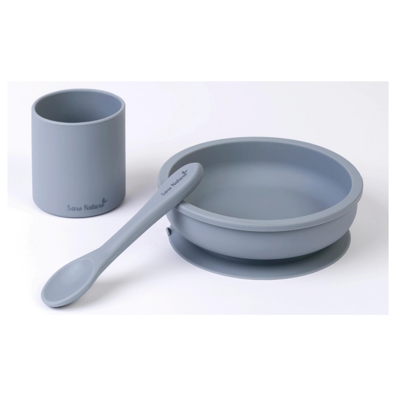 Saro Nordic Party 3 Piece Feeding Set - Mist