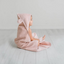 Natemia Organic Cotton Hooded Towel For Babies and Toddlers - Pink on Luna Baby Store Miami