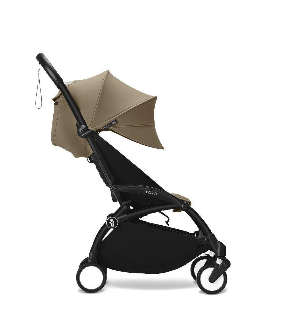 Stokke YOYO³ Stroller - Toffee On Black - Luna Baby Store Miami