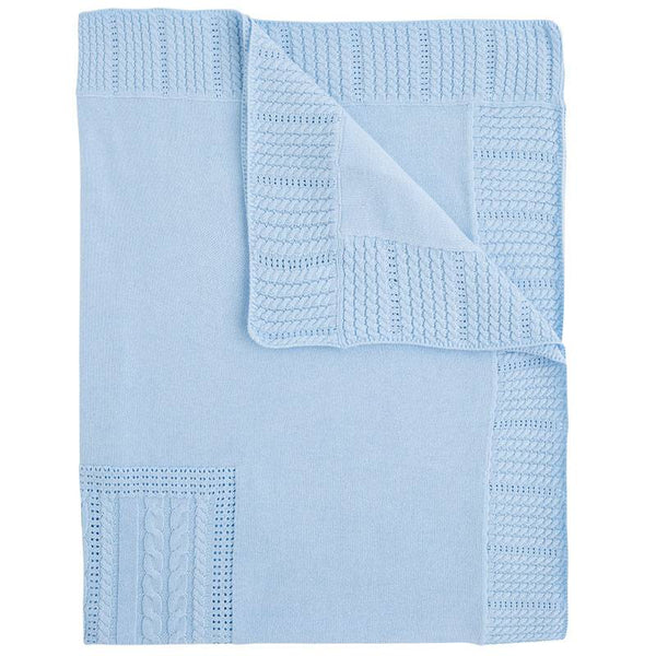 Mayoral Knit Baby Blanket - Cielo - Luna Baby Modern Store