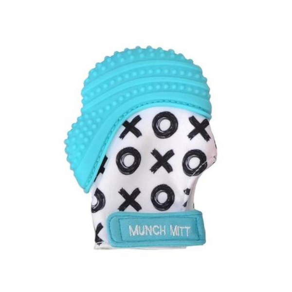 Malarkey kids Munch Mitt Agua Blue XO - Luna Baby Store Miami