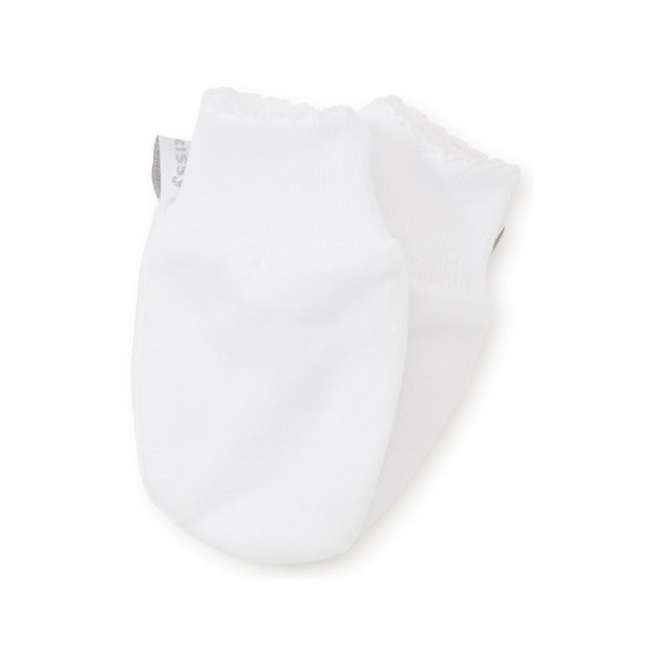 Kissy Kissy Basic Mittens - White