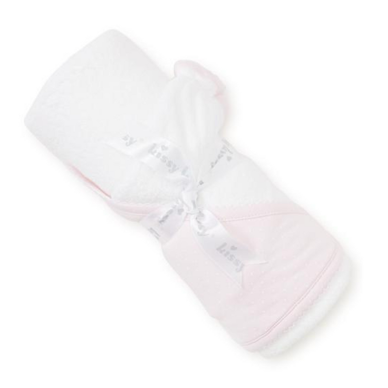 Kissy Kissy Towel Dots Pink/White - Luna Baby Store Miami