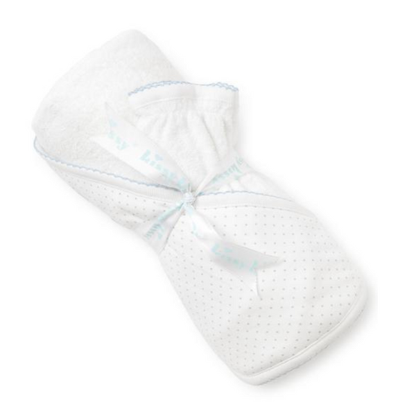 Kissy Kissy Towel Dots White/Blue - Luna Baby Store Miami