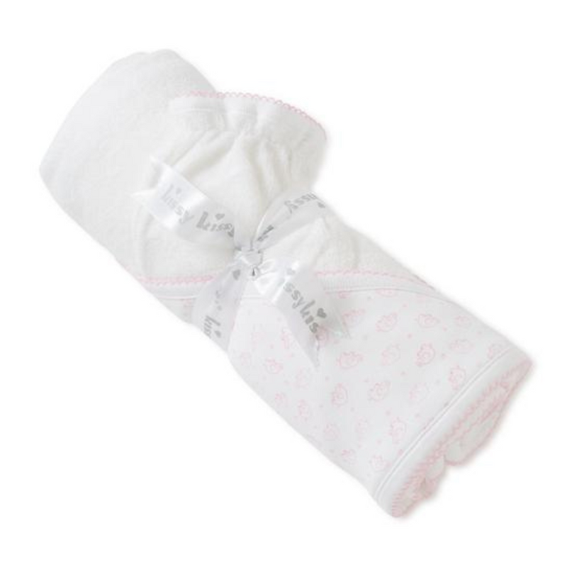 Kissy Kissy Towel Ele-Fun Pink - Luna Baby Store Miami