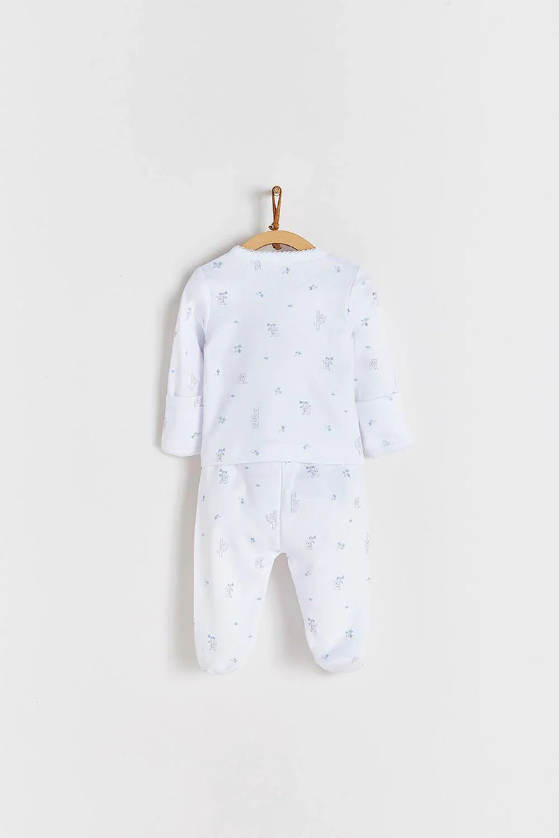 Babycottons Koala Kimono & Pants Set - Pink