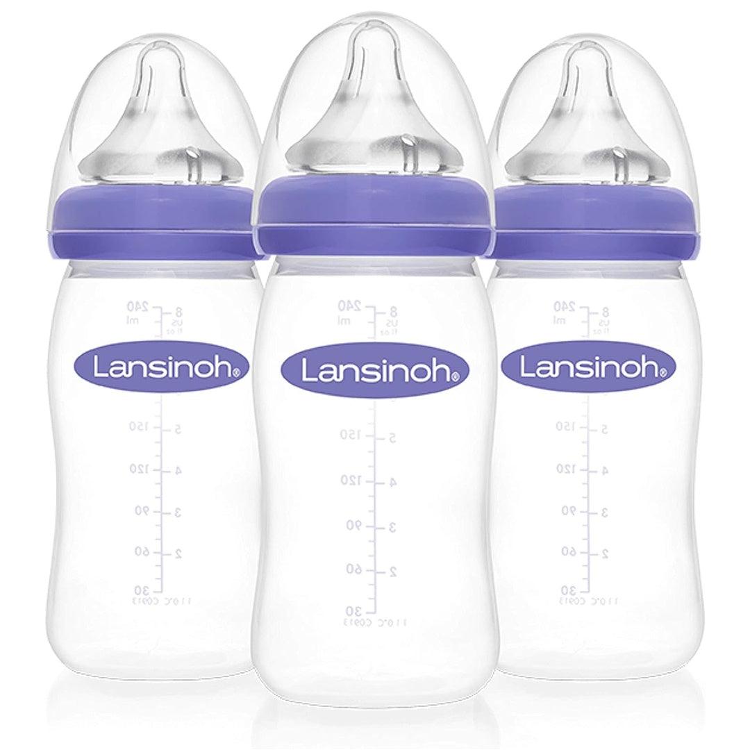 Kit Mamadeira Lansinoh Momma 3 Peças Transparente 240ML - Lansinoh Babytunes