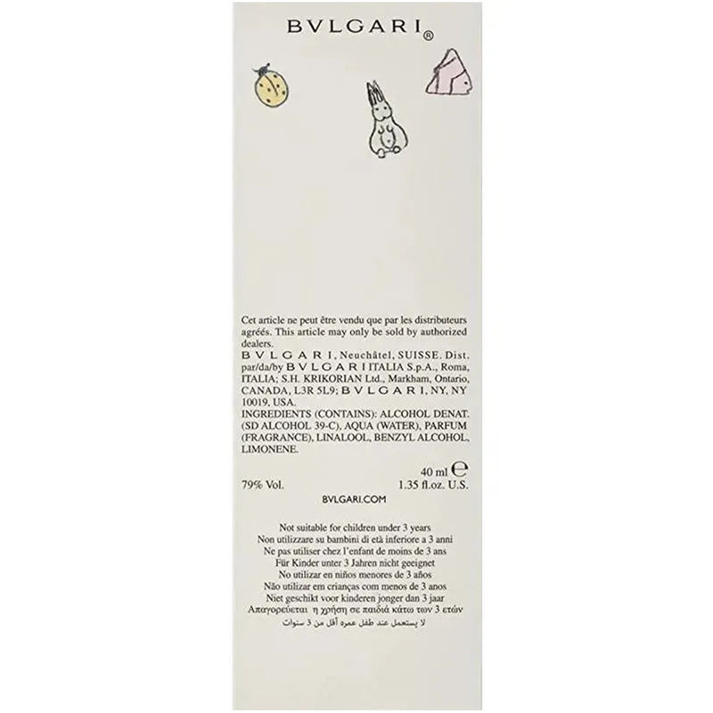 Bvlgari Petits et Mamans Eau de Toilette 3.4oz