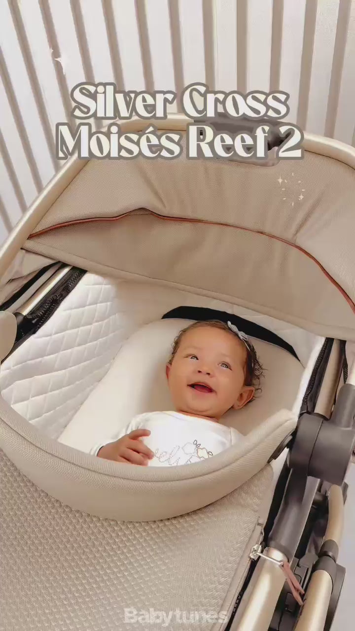 Silver Cross Reef 2 Bassinet - Ganache – Luna Baby Store Miami
