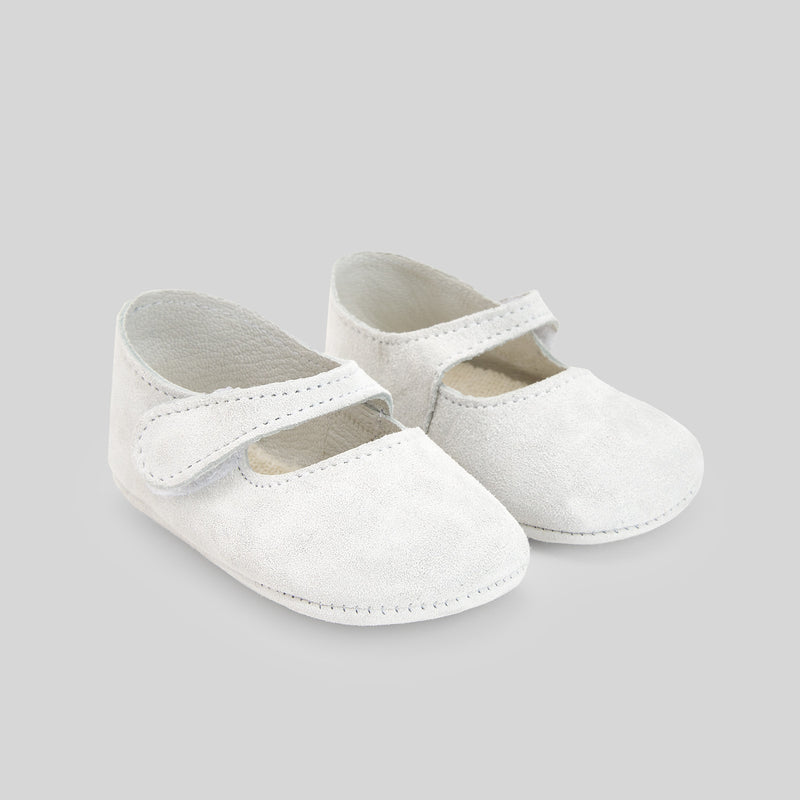 Woven Newborn Shoes Esencial - Cream