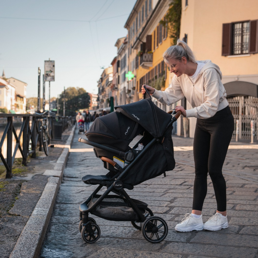 Nuna Trvl Lx + Pipa Urbn Travel System - Caviar - Seamless All in One Travel System