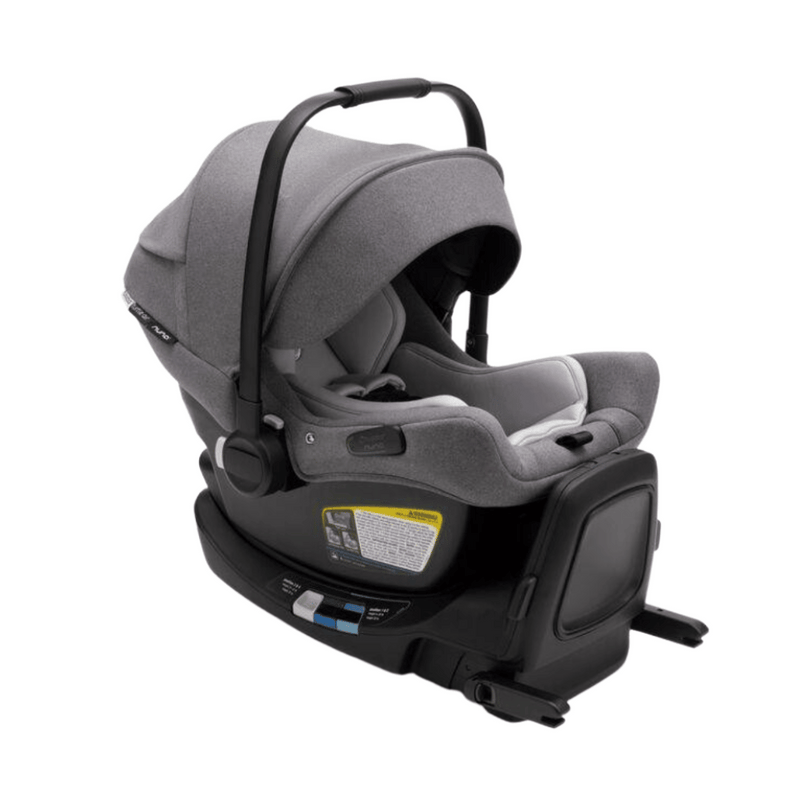 Bugaboo Turtle Air By Nuna Car Seat With Recline Base Grey Melange