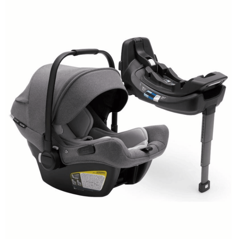 Bugaboo Turtle Air By Nuna Car Seat With Recline Base Grey Melange