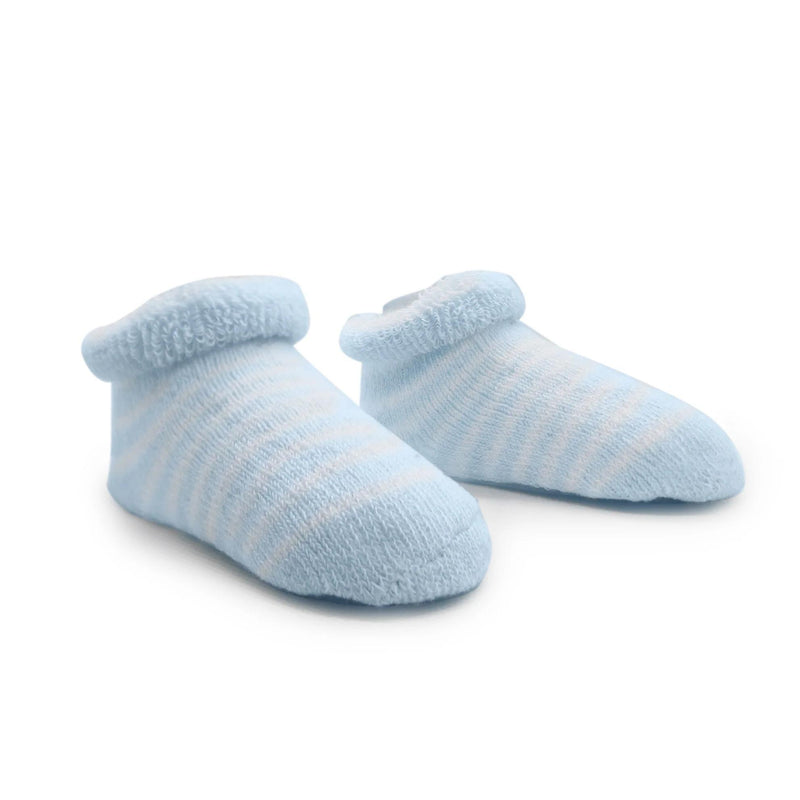 Baby Terry Socks 2 Pack - Blue