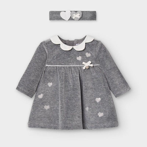 Mayoral Dress And Headband Set Baby Girl - Luna Baby Modern Store