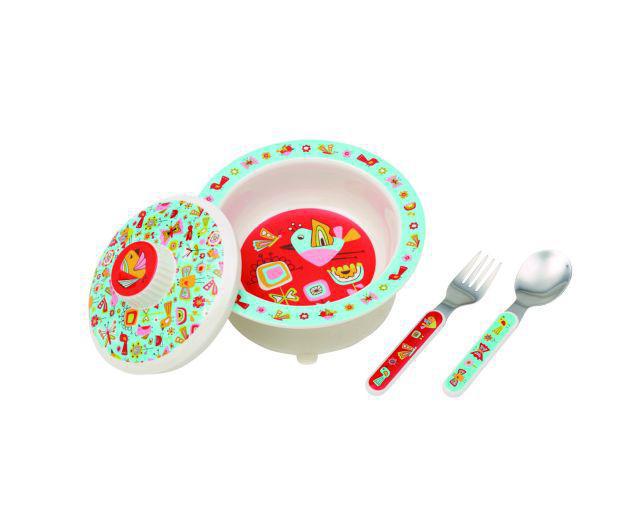 Sugar Booger Covered Suction Bowl Gift Set - Luna Baby Modern Store