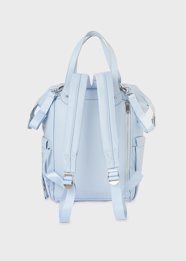 Leatherette Backpack Baby Old Blue
