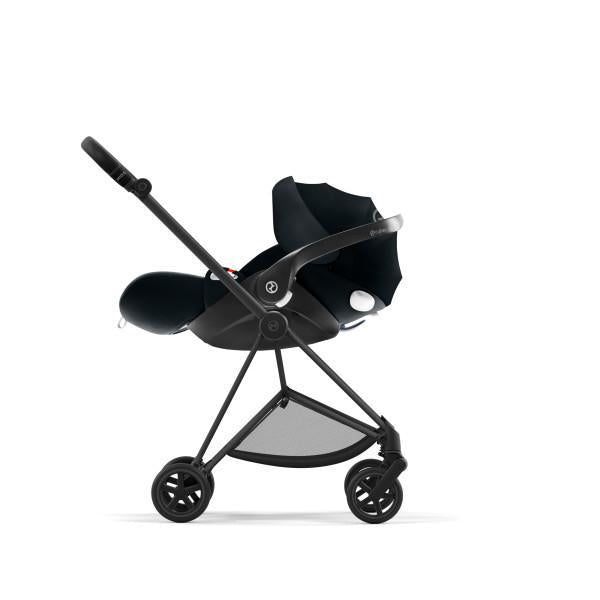 Mios 3 Stroller - Matte Black/Black Frame and Nautical Blue Seat Pack