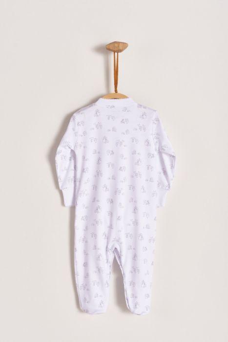 Daddy & Me Footed Pajama Grey