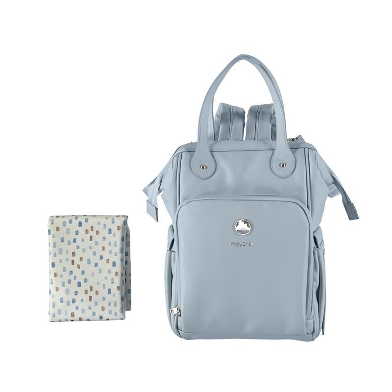 Leatherette Backpack Baby Old Blue