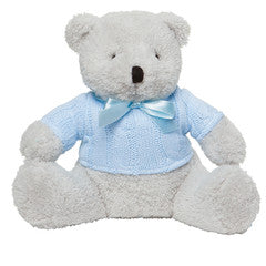 Elegant Baby Bear With Sweater - Blue - Luna Baby Modern Store