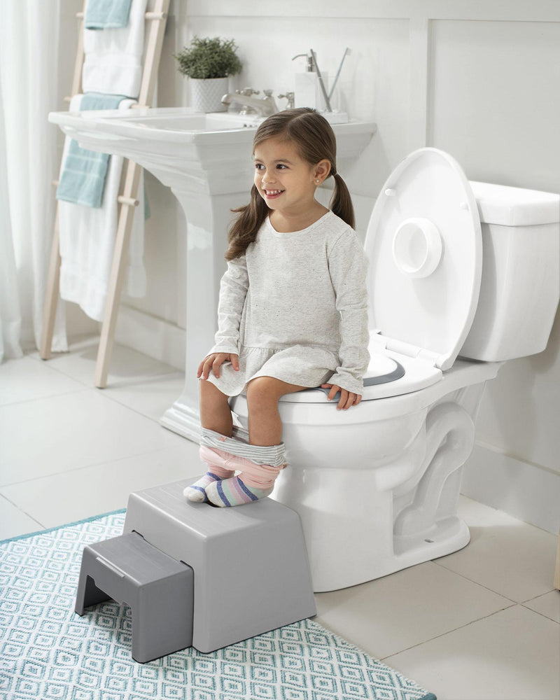 Skip Hop Easy-Store Toilet Trainer - White - Luna Baby Modern Store