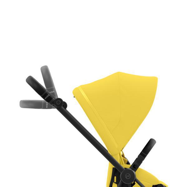 Mios 3 Stroller - Matte Black/Black Frame and Mustard Yellow Seat Pack
