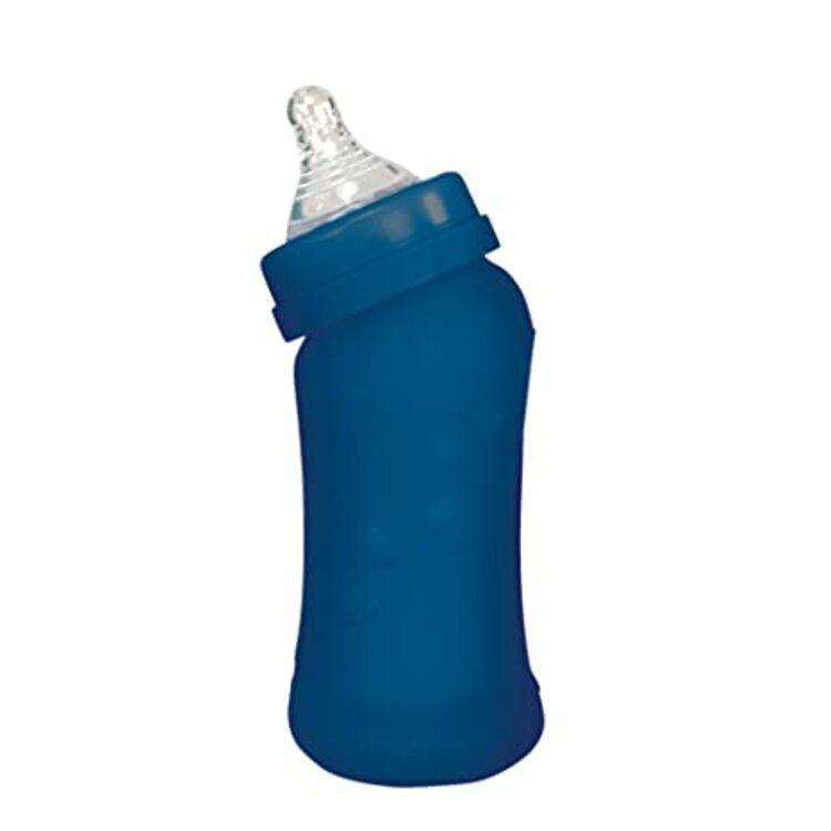 Baby Bottle Made From Plants And Glass (8 oz) Navy