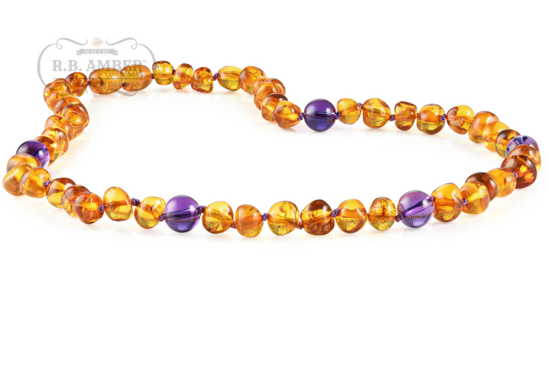 R.B Amber Necklace Adult - Luna Baby Modern Store