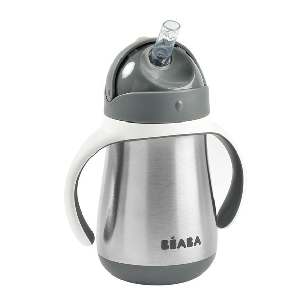 Beaba - Stainless Steel Kids Water Bottle, Rain